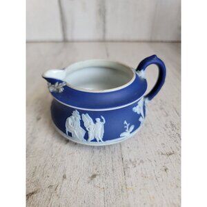 Wedgwood coffee creamer cup‎ Jasperware blue colored Olympian Victorian vintage